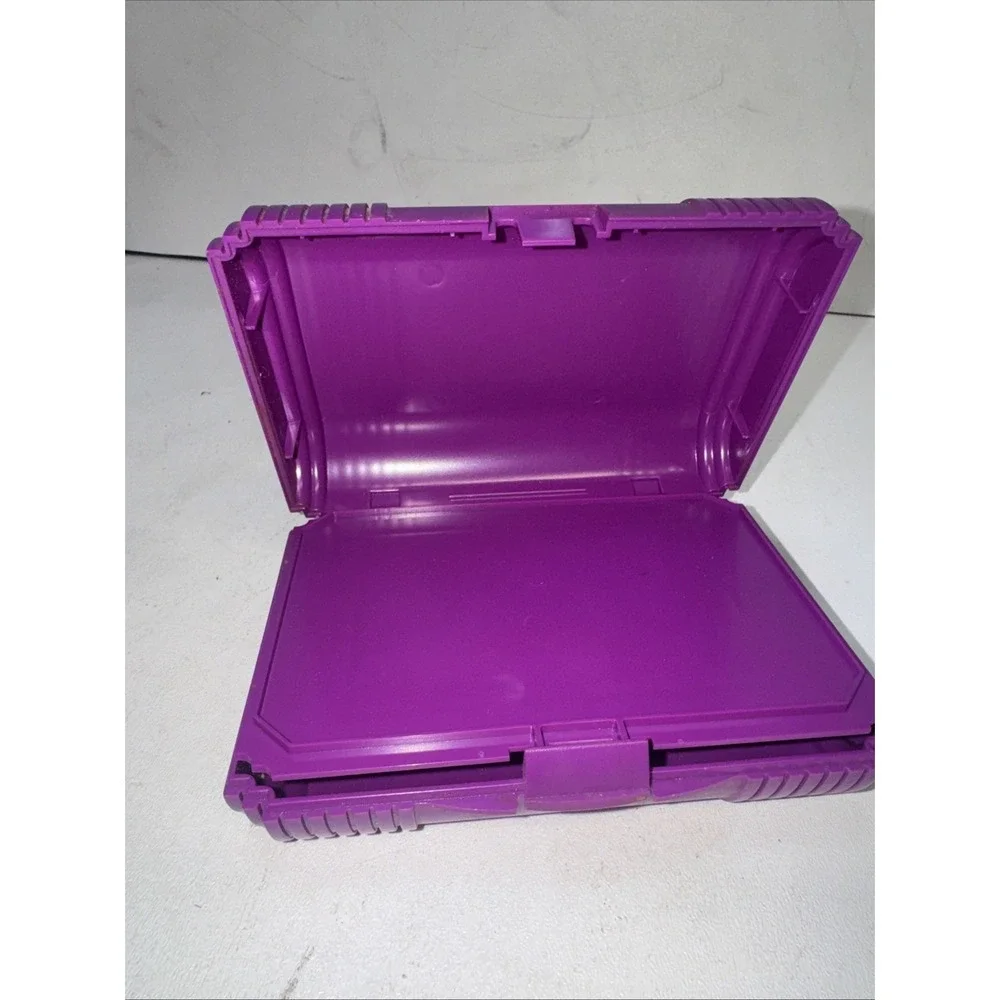 Sassaby Small Container With Mirror Make up Storage Travel Y2K 90s Vintage